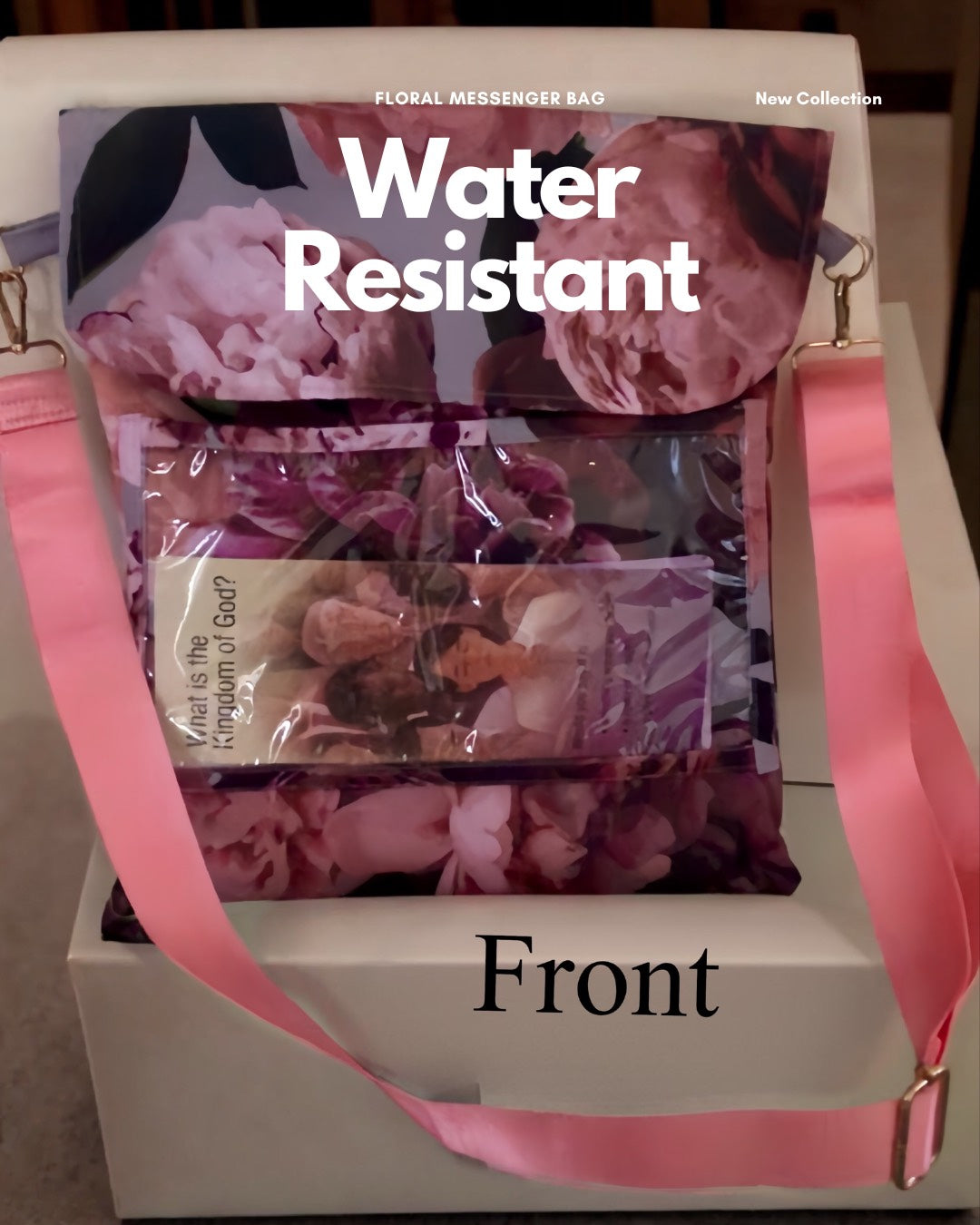 BLOSSOM - The Floral Messenger Bag