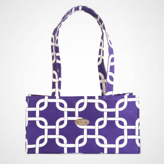 MINKA - The Purple Elongated Tote