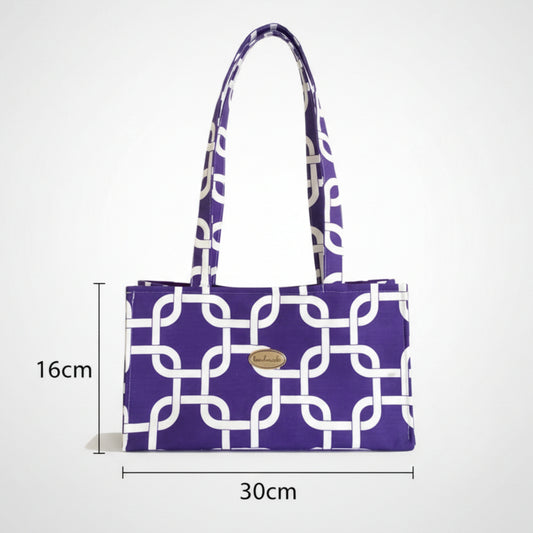 MINKA - The Purple Elongated Tote