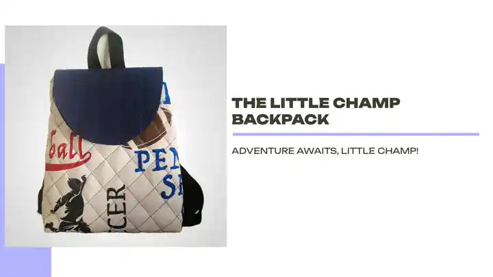 The Little Champ Backpack by@Outfy